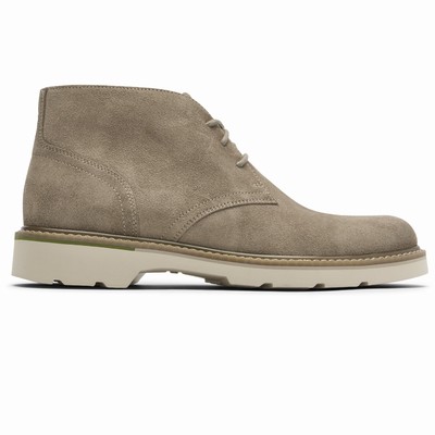 Botas Chukka Rockport Charlee Waterproof Homem Cinzentas PT-07514